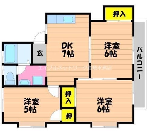 サンコーポ小溝の物件間取画像